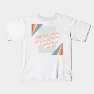 Rainbow pride 70's design Kids T-Shirt